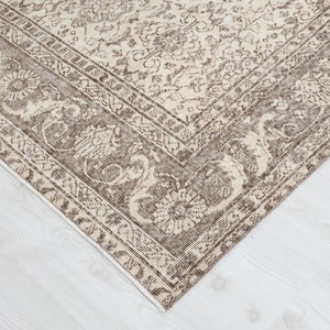 6x30 Vintage Teppich, Türkischer Teppich, Türkischer Teppich für Schlafzimmer, Neutraler Teppich, Wohnzimmerteppich, Boho Teppich, Antiker Teppich, Dekorativer Teppich