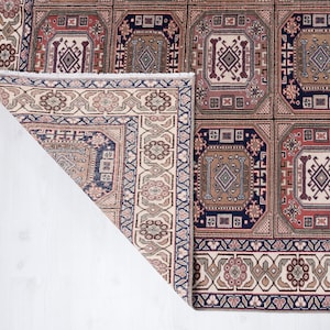 6x30 Vintage Teppich, Beige Brauner Türkischer Teppich, Schlafzimmer Teppich, Oushak Teppich, Wohnzimmerteppich, Anatolischer Teppich, Antiker Handgemachter Teppich