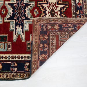 4x6 Vintage Rug, Red Turkish Rug, Anatolian Rug, Bedroom Rug, Entryway Rug, Oushak Rug, Neutral Rug, Kitchen Rug, Muted Area Rug