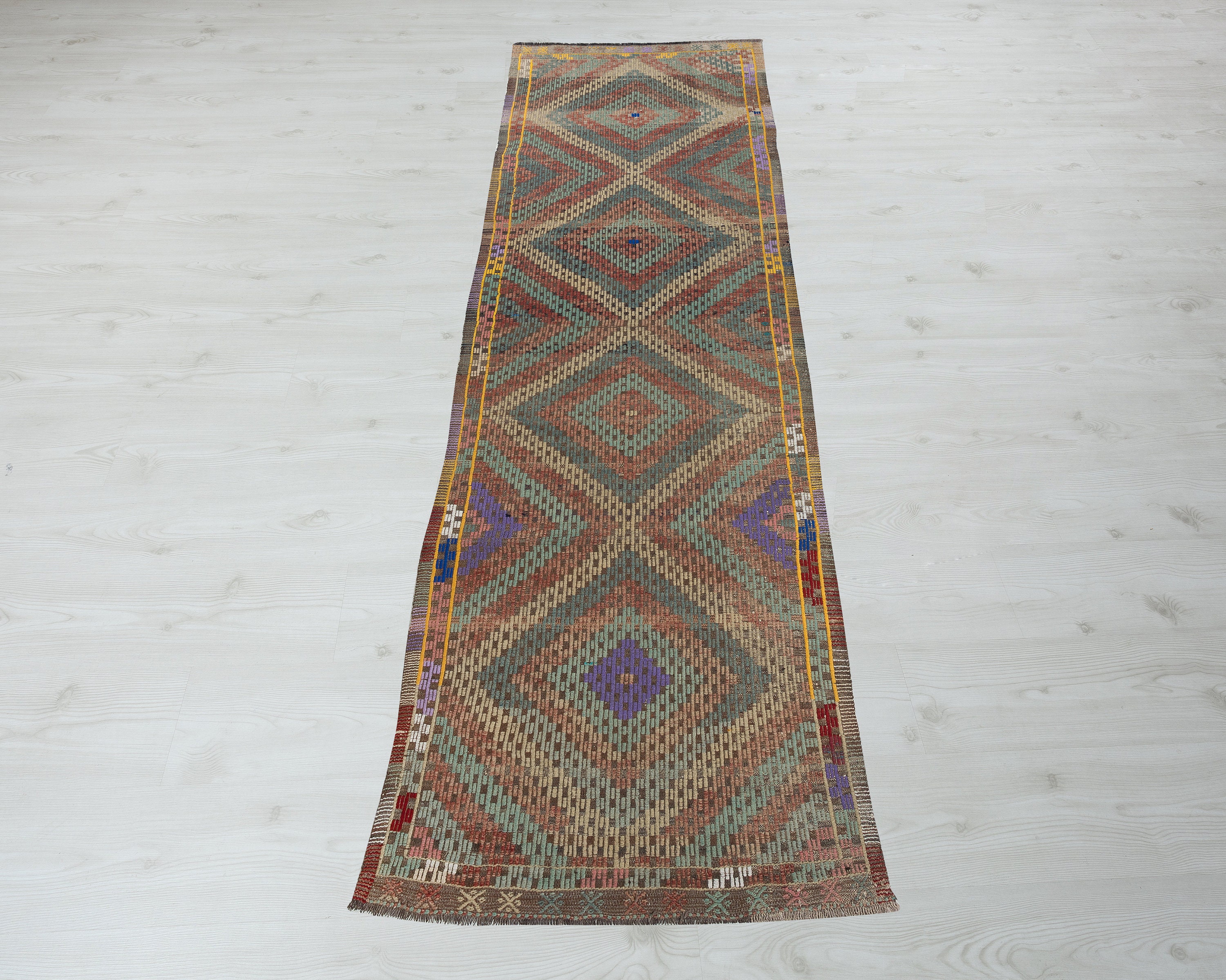 3x13vinatage Turkish Rug: Hand-woven Antique Rug - Etsy Canada