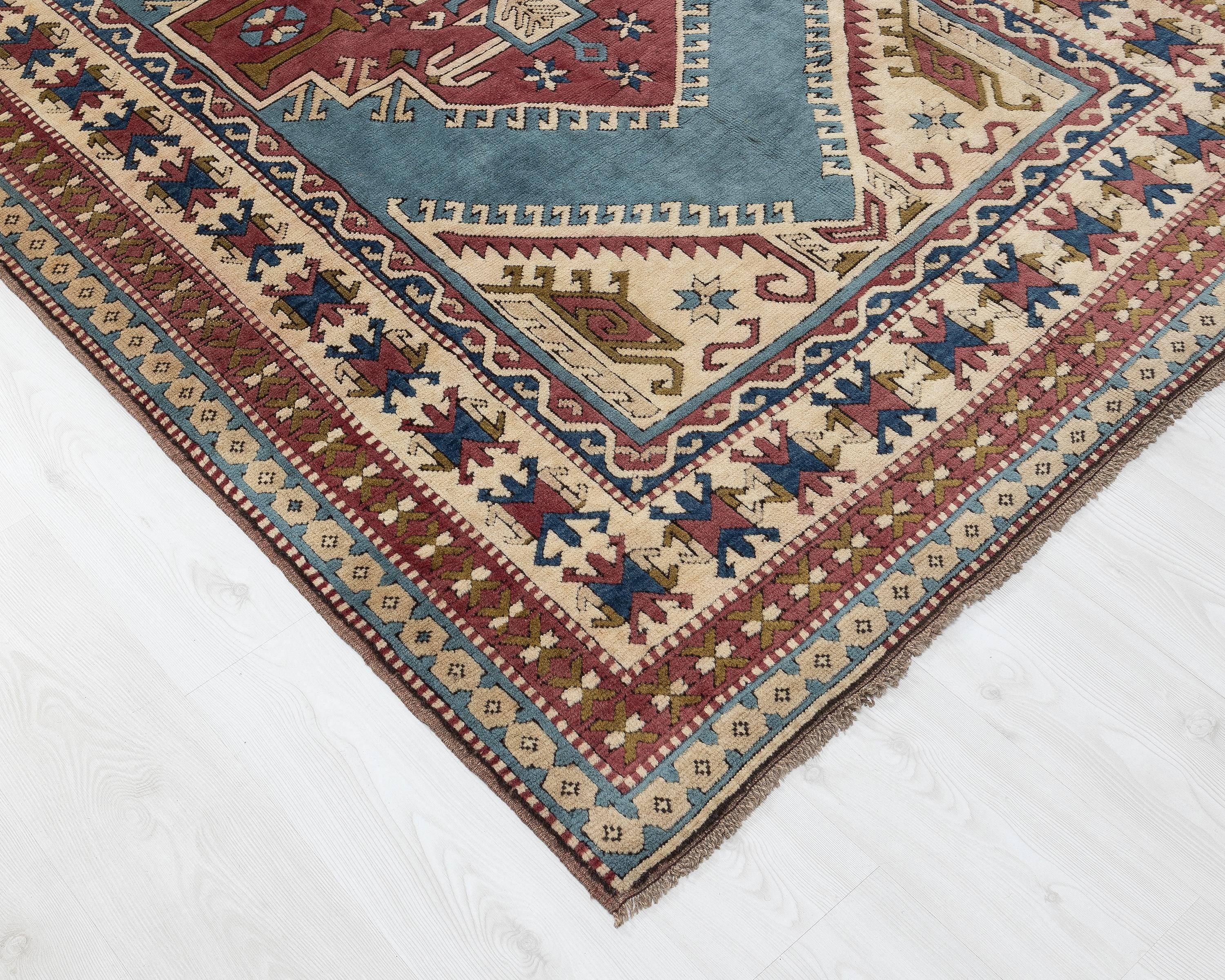 5x9 ヴィンテージ トルコ絨毯：手織りウール アナトリア絨毯 - Etsy 日本