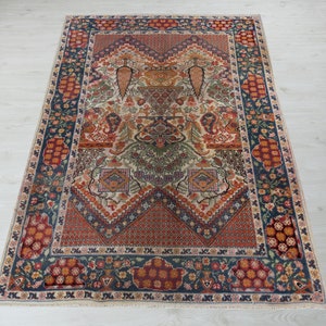 3x5 ヴィンテージ トルコ絨毯：手織りウール アナトリア絨毯 - Etsy 日本