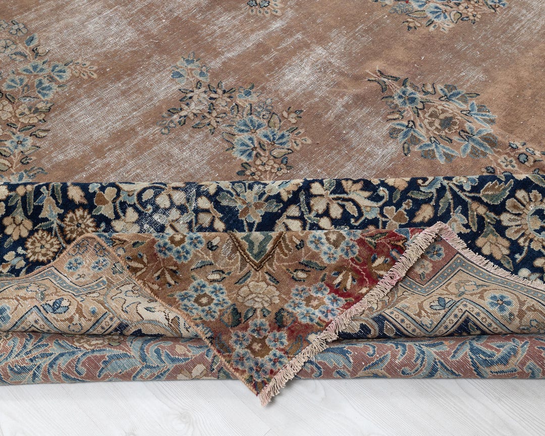 10x18 Vintage Rug , Very Rare Old Rug , Old Persian Red Rug , 10x18 ...