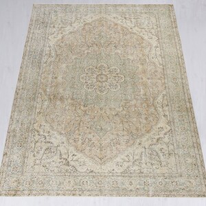 6x30 Vintage Teppich, Antiker Handgemachter Teppich, Beige Türkischer Teppich, Wohnzimmer Teppich, Schlafzimmer Teppich, Neutraler Teppich, Anatolischer Teppich