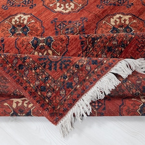 8x11 Vintage Rug, Red Vintage Rug, 8x11 Oushak Rug, Large Rug, Living Room Rug, Dining Room Rug, Antique Rug, 8x11 Rug , Neutral Rug