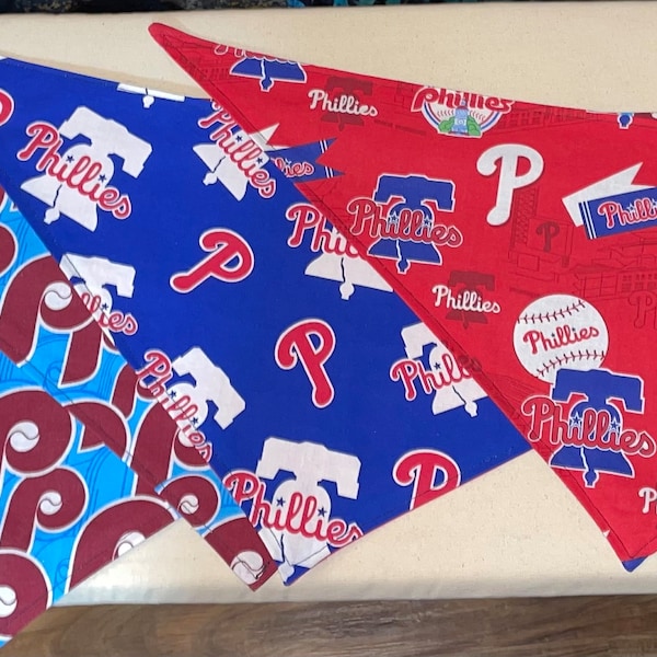 Philly Sports Tie-On Pet Bandanas