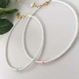 Dainty Beaded Choker / Wrap Bracelet