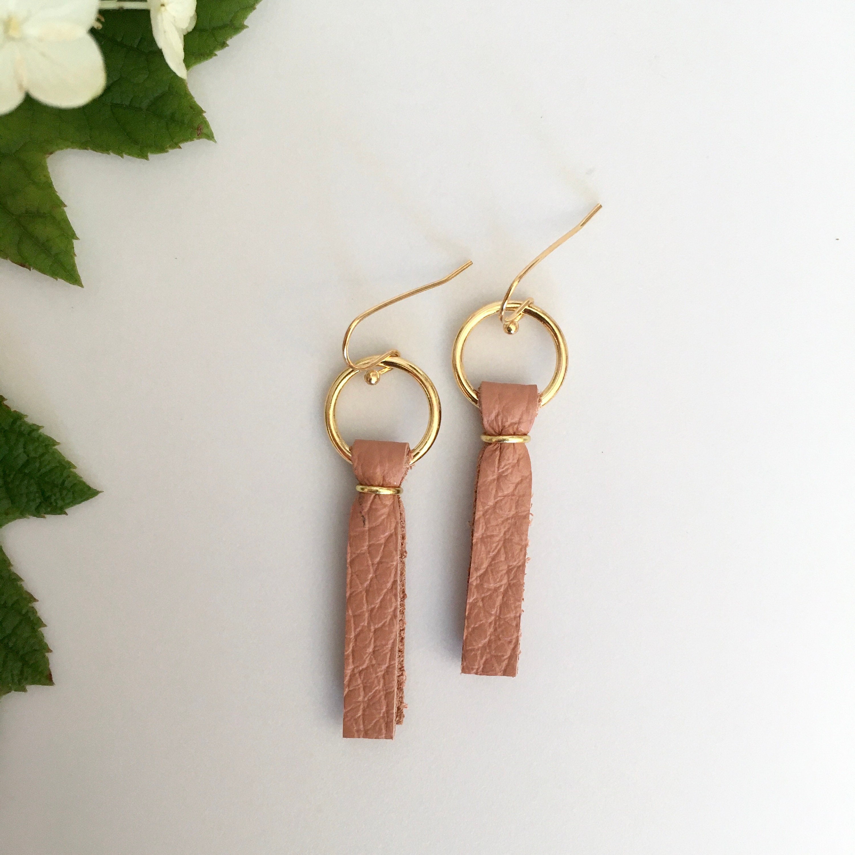 Modern Fringe Circle Earrings main image 1