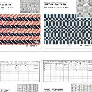 Knitting Machine Pattern Cards: Studio Manual Set (Digital Download)