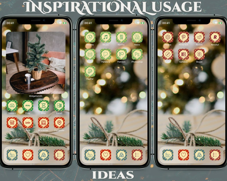 Christmas app icons ios 14 Idea