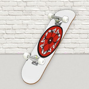 Skateboard sticker | Back