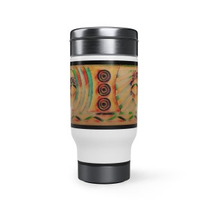 Stainless Steel Travel Mug with Handle, 14oz