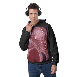 All-Over Print Men&#39;s Raglan Pullover Hoodie