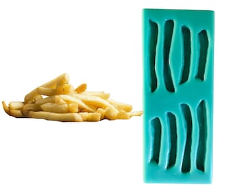 French Fries Silicone Mold | Realistic Food Shape Soap, Candle, Resin Crafting (Not Food Grade)