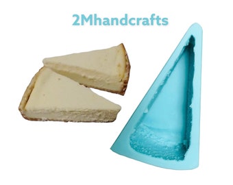 1pc Realistic Cheesecake Slice| Dessert Shape Silicone Mold| Soap Mold| Candle Mold | Mold for Wax| Mold for Resin| Not Food Grade