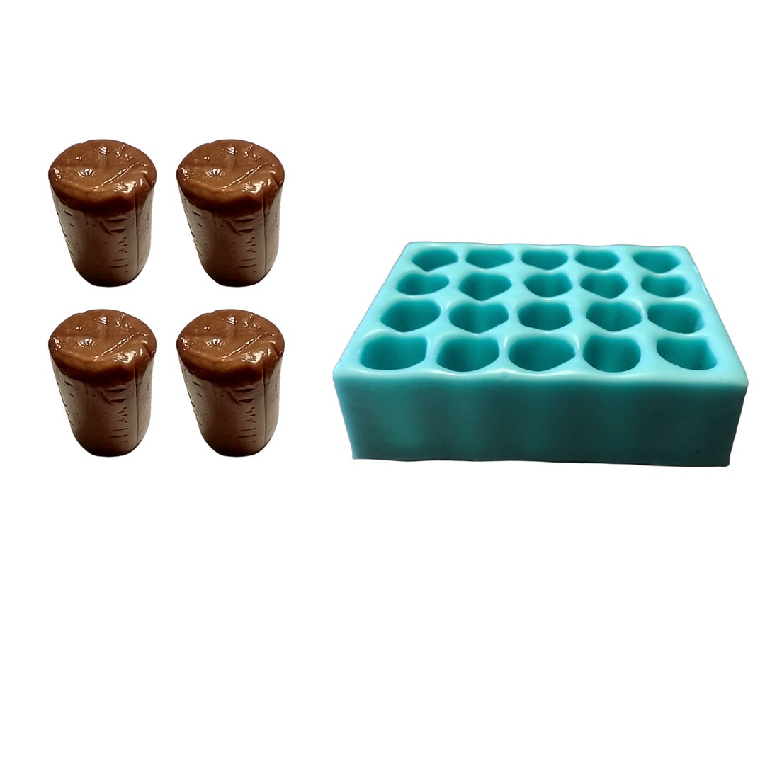 20pc Taffy Rolls Shape Silicone Mold Candy Shaped Silicone Mold Soap Candle Mold for Wax Mold