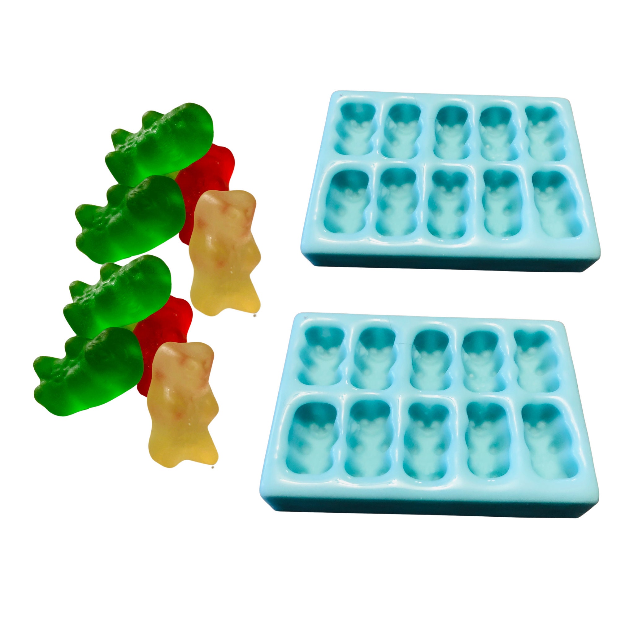 how to make gummy bear candy with silicone gummy molds 