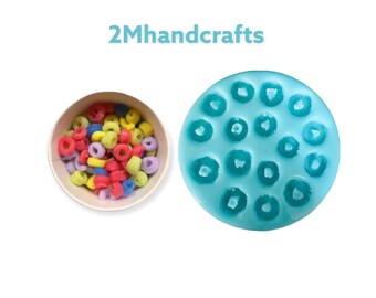 Fruity Rings Type Cereal Silicone Mold. For Resin| Wax| Candle Embeds| Soap Silicone Mold|| Not Food Grade