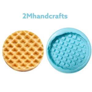 Realistic Waffle Mold| Dessert Shape Silicone Mold| Soap Mold| Candle Mold| Mold for Wax| Mold for Resin| Not Food Grade