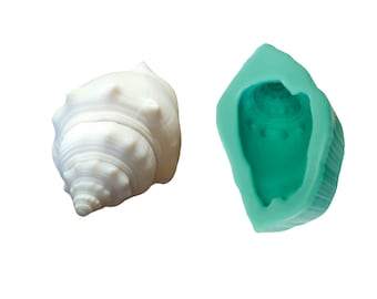 Conch Shell Silicone Mold| Seafood Silicone Mold| Soap| Candle | Mold for Wax| Mold for Resin| Not Food Grade