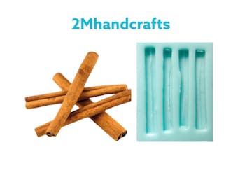 Cinnamon Stick Silicone Mold: Candle Mold | Realistic Food Shape Soap Mold| 3D Candle Wax Mold| Not Food Grade