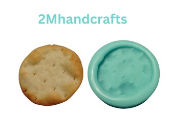 Clearance- Round Pita Cracker |Charcuterie Board Components Silicone Mold| | Soap| Candle | Wax| Resin| Not Food Grade