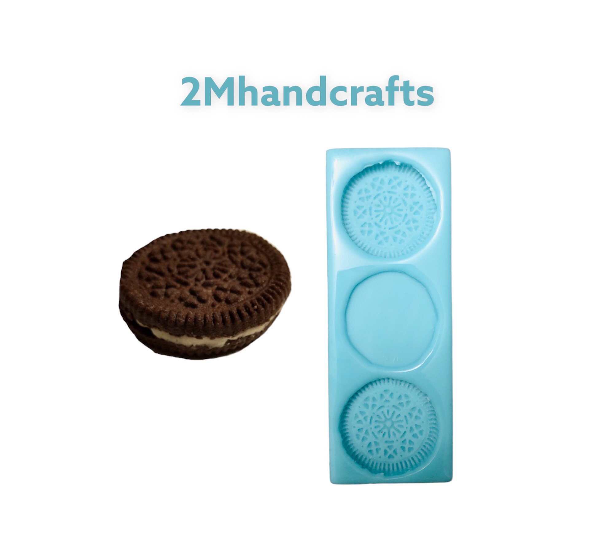 CANDY MOLD – Cookie – mini oreo 1 1/4″ – Cake Connection