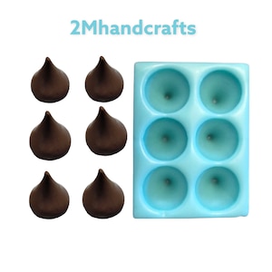 Chocolate Drops Candle Mold| Dessert Shape Silicone Mold| Soap Mold | Mold for Wax| Mold for Resin| Not Food Grade