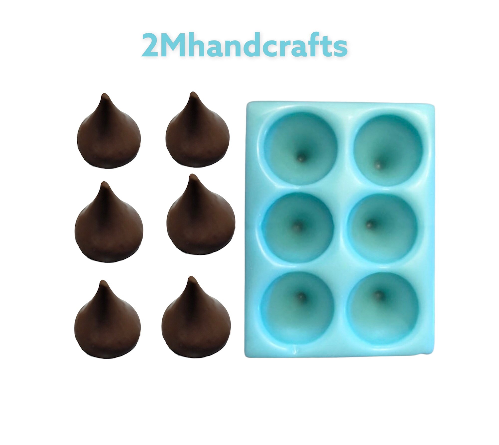 Chocolate Drops Candle Mold Dessert Shape Silicone Mold Soap Mold Mold for  Wax Mold for Resin Not Food Grade 