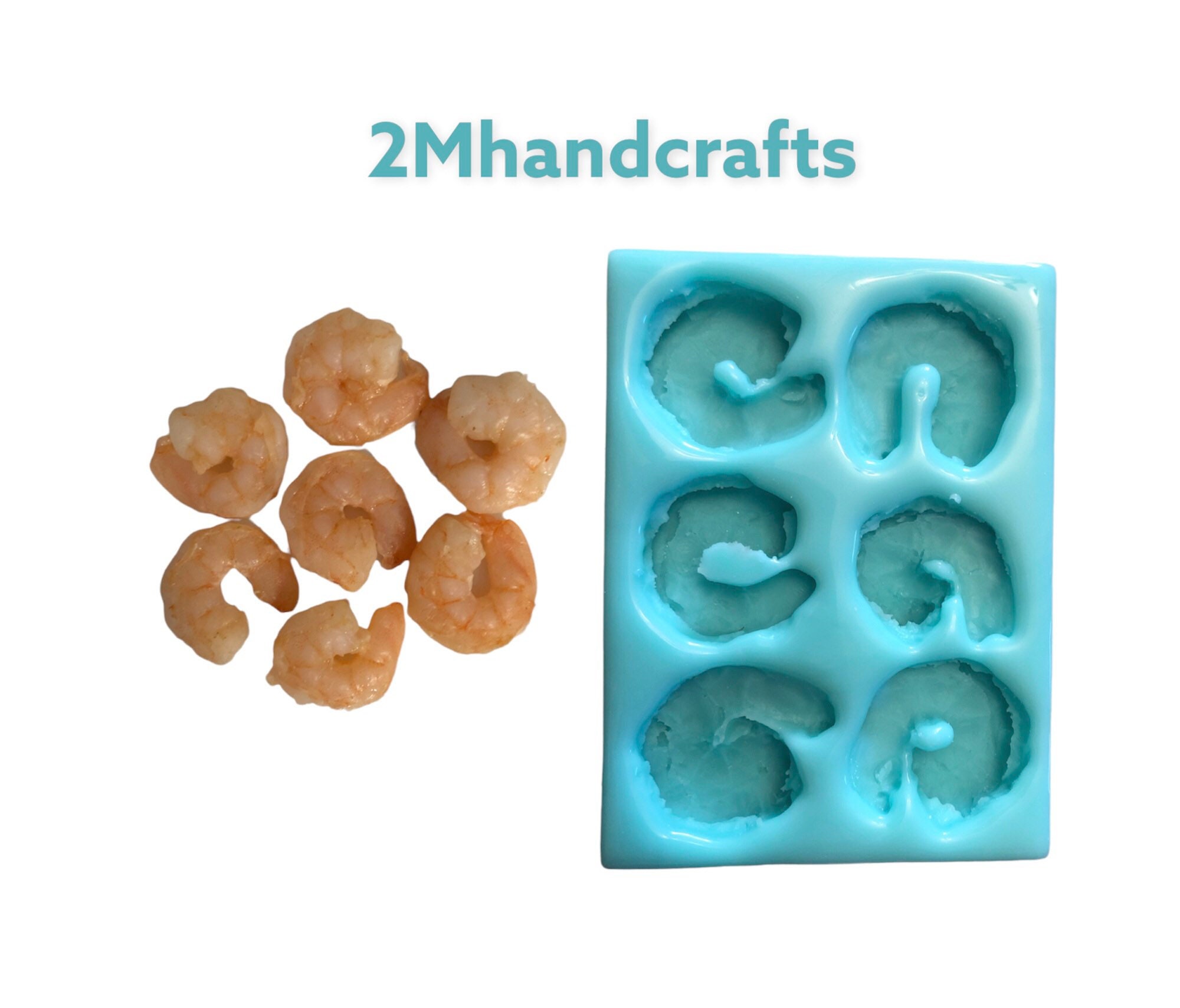 16Pc Mini Marshmallow Silicone Mold. Realistic Marshmallow Food Shape Mold.  For Wax, Embed, Soap, Resin Castings