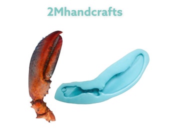 Clearance- Left Lobster Claw Silicone Mold| Food Shape Silicone Mold| Soap| Candle | Wax| Resin| Not Food Grade