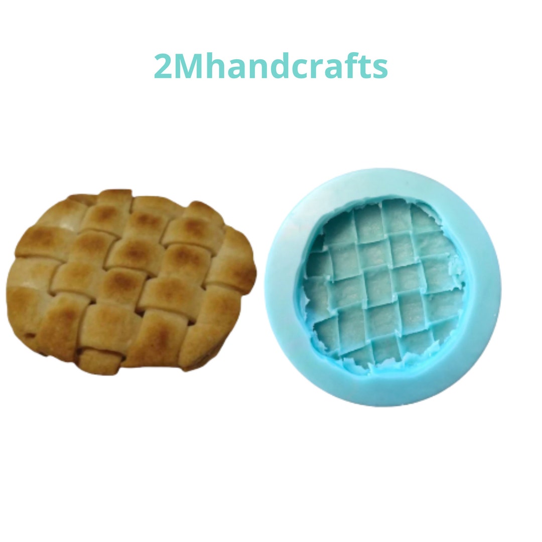Crust Topper 2.85 Inch Lattice Pie Crust Topper| Pie Crust Shape Silicone Mold| Soap ...