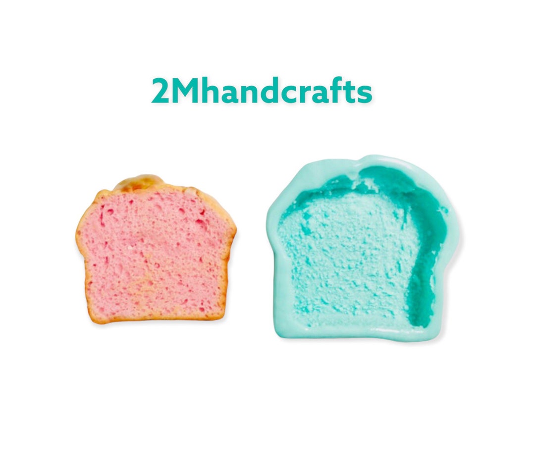 Realistic Pound Cake Slice Mold Dessert Shape Silicone Mold Soap Mold