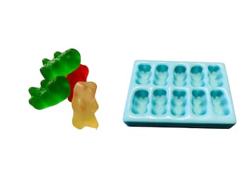 Clearance- Jelly Bear Silicone Mold | Soap, Candle, Resin (Not Food Grade