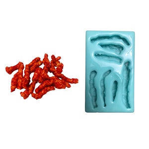 Hot Corn Puffs Shape Silicone Mold| Dessert Shape Silicone Mold| Soap Mold| Candle Mold | Mold for Wax| Mold for Resin| Not Food Grade