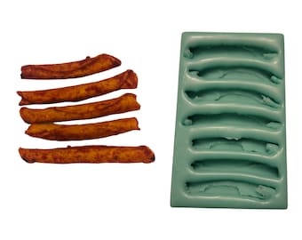 Clearance- Tiky Shape Rolled Tortilla Chips Silicone Mold| Soap| Candle | Wax| Resin| Not Food Grade