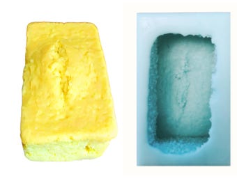 Mini Cornbread Shape Silicone Mold | Soap, Candle, Resin Casting (Not Food Grade)