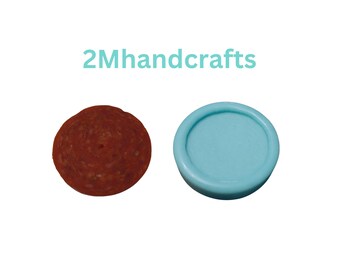 Clearance- Pepperoni Slice Silicone Mold | Charcuterie Board Components Silicone Mold| | Soap| Candle | Wax| Resin| Not Food Grade