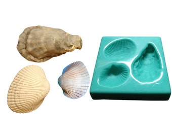 Seashells Silicone Mold| Sea Food Silicone Mold| Soap| Candle | Mold for Wax| Mold for Resin| Not Food Grade