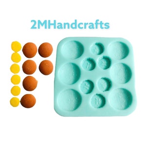 8pc 3D Strawberry Silicone Mold. Realistic Food Shape Mold, For Wax, Embed, Soap, Resin Castings