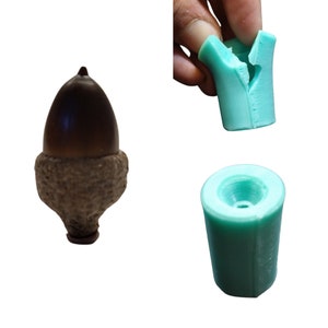 Whole Acorn Silicone Mold| Nuts Spices Shaped Mold for Soap| Wax| Resin| 3D Acorn Mold| Not Food Grade