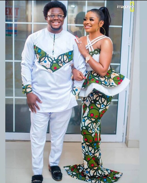 African Couple Outfit/african Couple 
