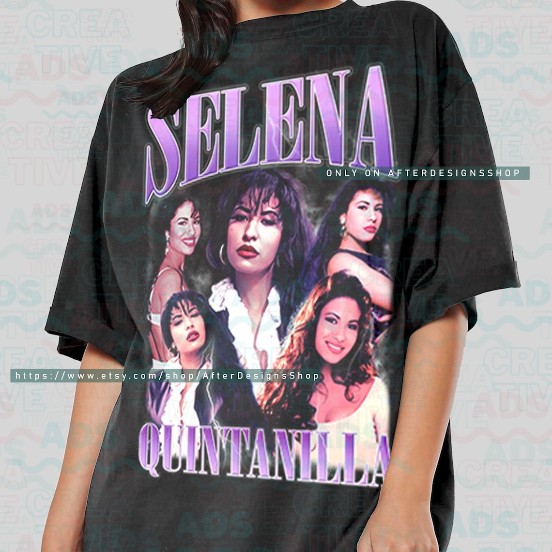 selena quintanilla black shirt
