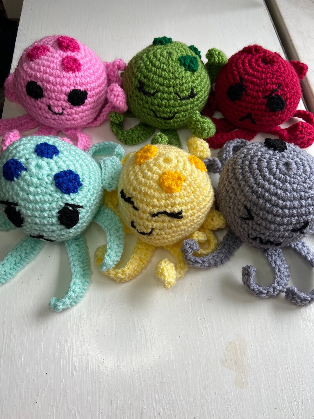 Octopus Stuffies/octopus Plushies/emotion Stuffies Etsy