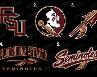 Florida State Seminoles PNG Bundle, College Football Clipart (Digital Download)