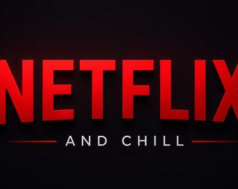 Netflix And Chill – PNG | Movie Night Shirt Design (Digital Download)