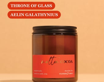 Vela Trono de Cristal: Aelin Galathynius, aroma a chocolate y fuego