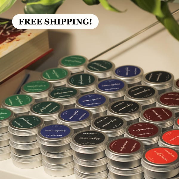Bookish Candle Sample Pack: Fantasy Book Inspired Scents