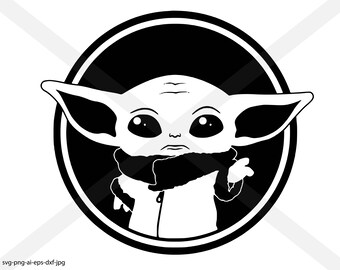 Free Free 342 Baby Yoda Svg Grogu Silhouette SVG PNG EPS DXF File