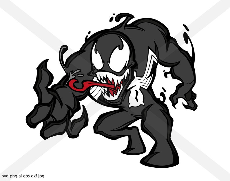 Venom marvel vector. INSTANT DOWNLOAD Etsy